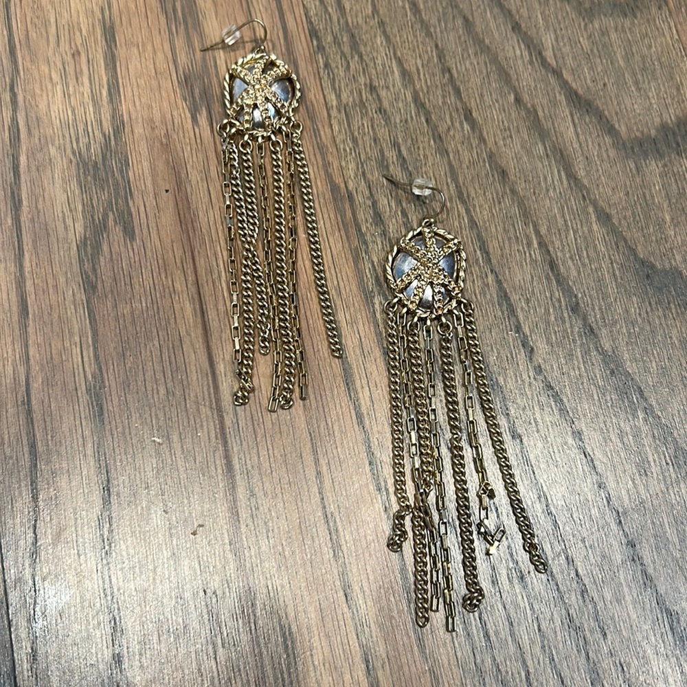 Dangle chain earrings